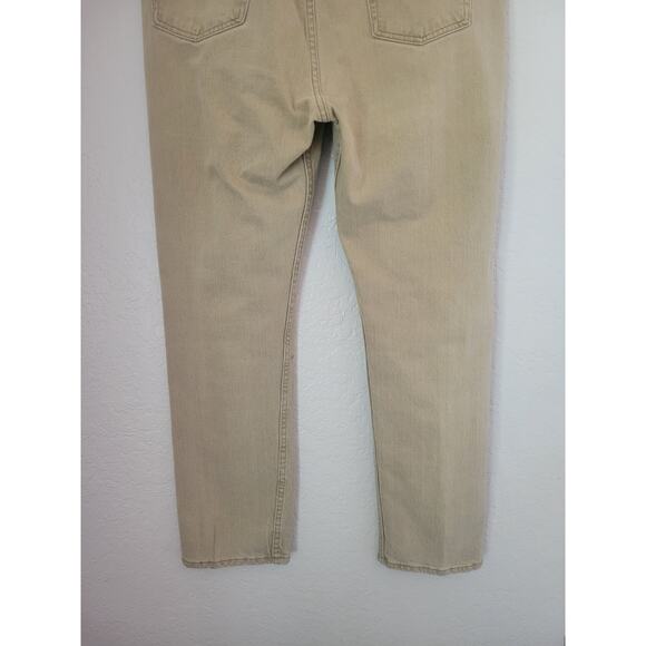 Wrangler Mens Regular Fit Straight Leg Jeans Size 40 x 32 Tan Pockets Casual - Picture 6 of 9